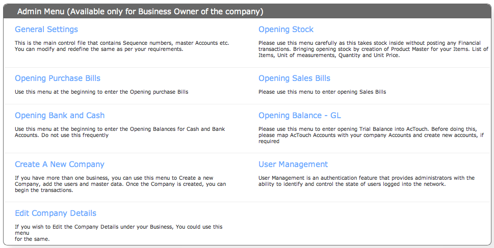 Admin DashBoard