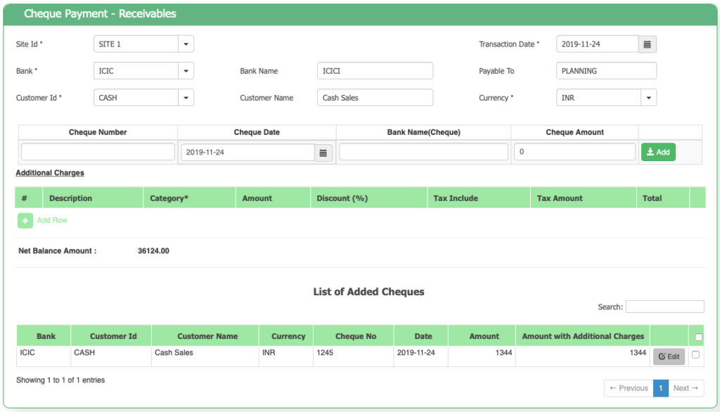 Invoices and Bills Payments