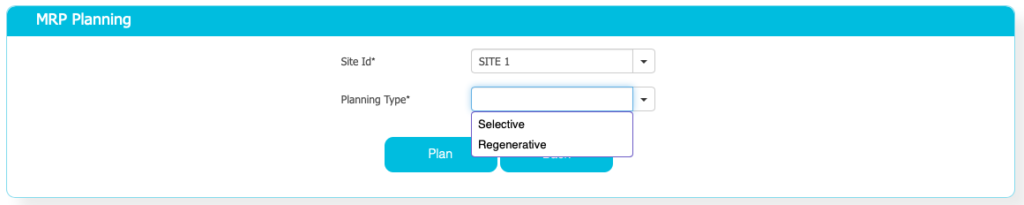 Run MRP Process