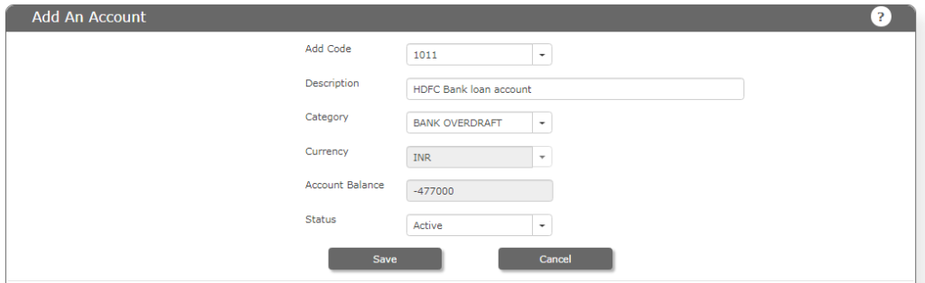 Loan Accounts