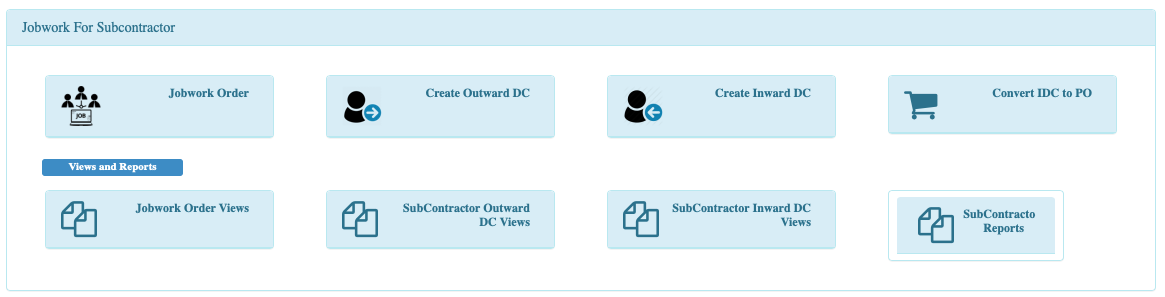 Subcontract Operations